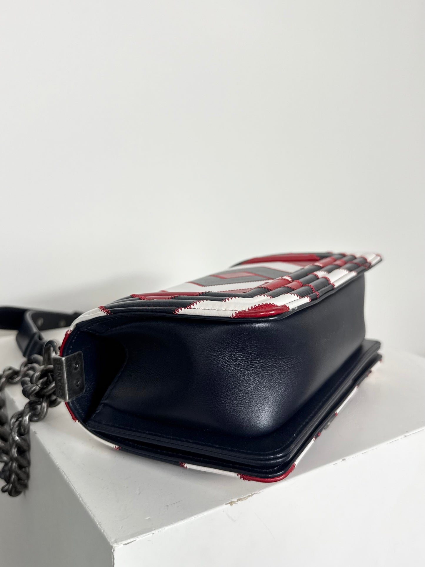 Chanel Geometric Patchwork Boy Bag