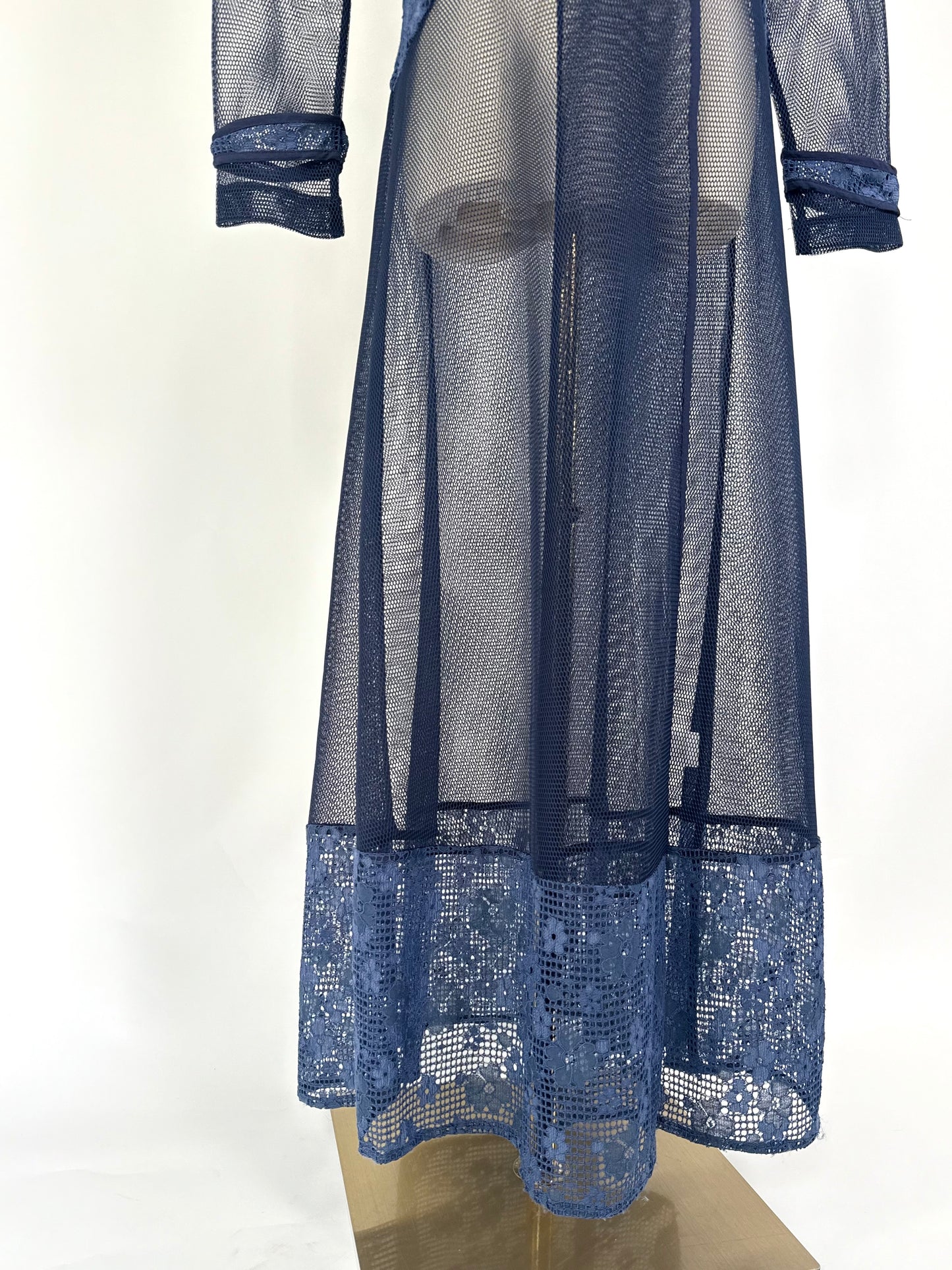 Blue Mesh Jacket/Dress