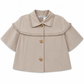 Sport Max Tan Suede Ruffle Jacket