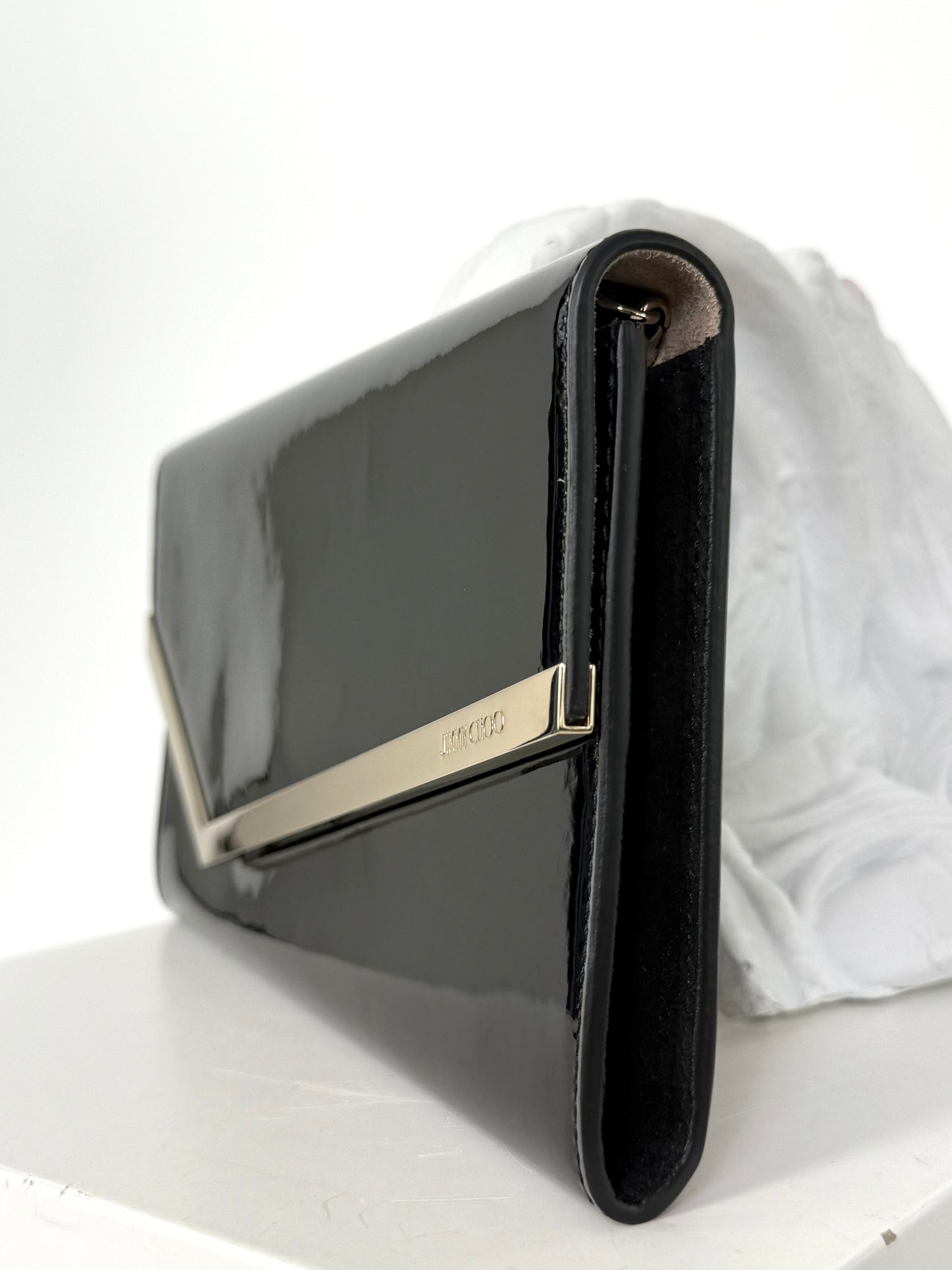 Jimmy Choo Patent Leather Clutch