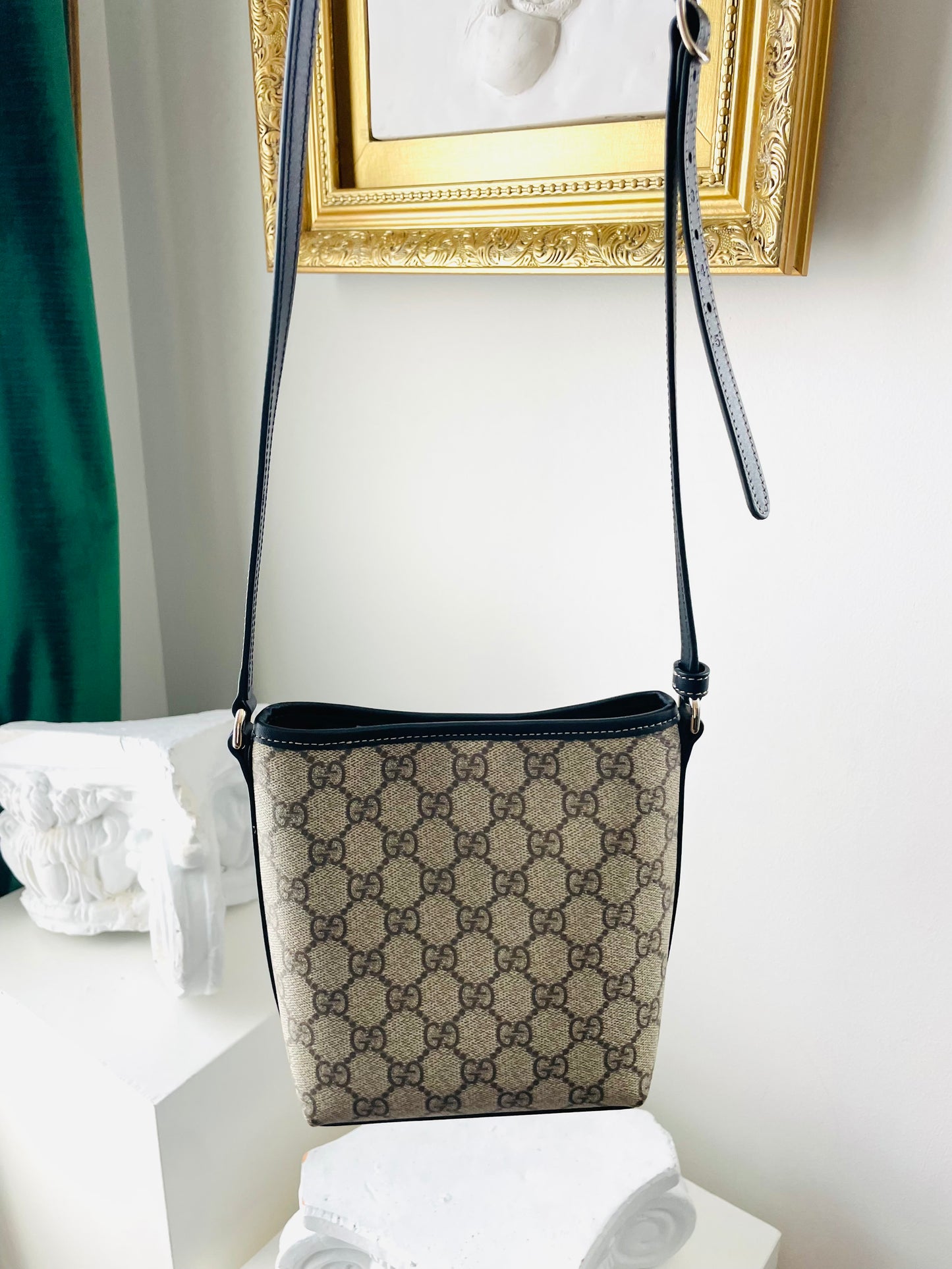 Gucci Emblem Nano Bucket Bag