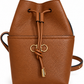Salvadore Ferragamo Gancini  Bucket Bag