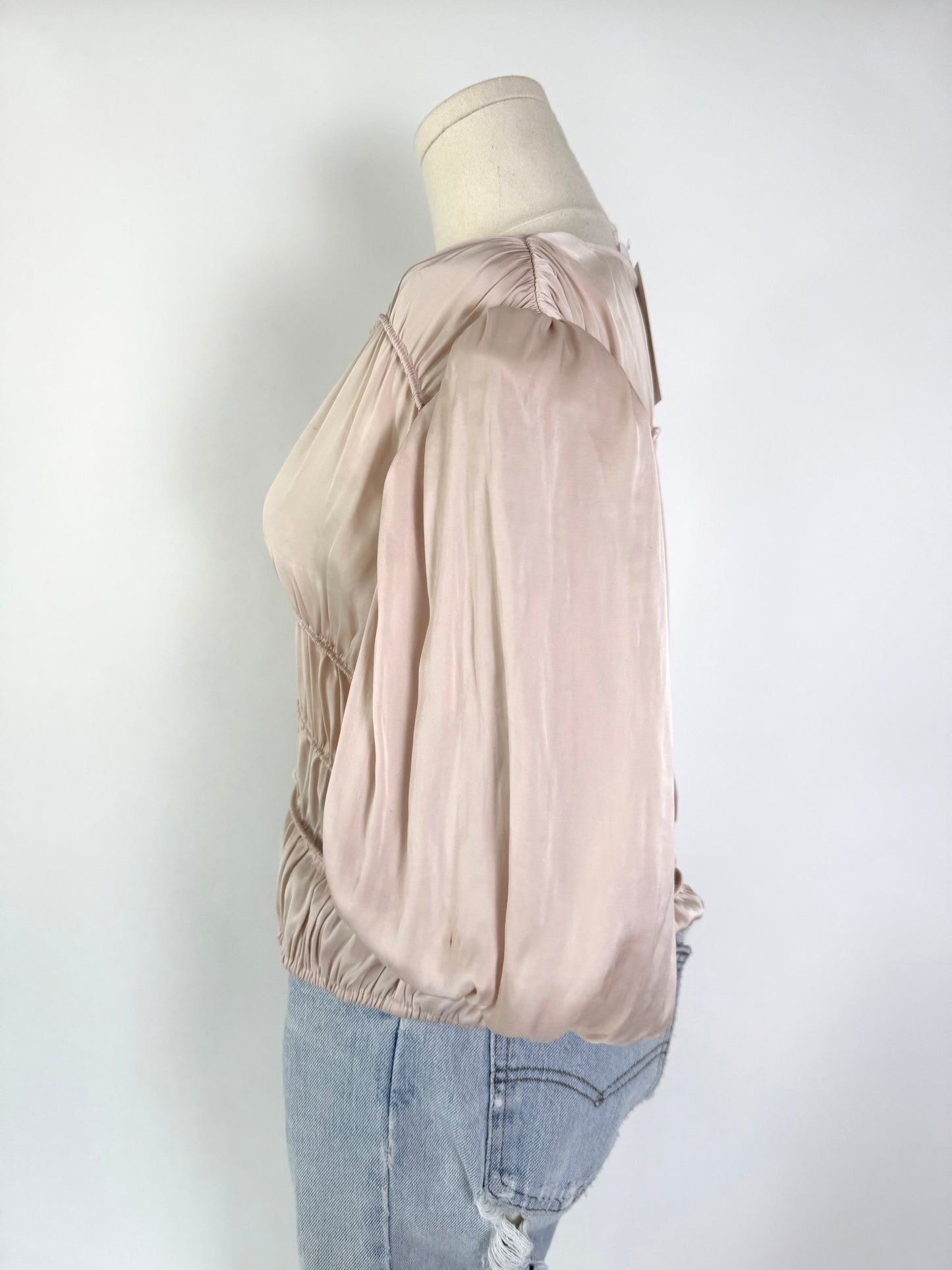 Frame Juliane Puff Sleeve Top