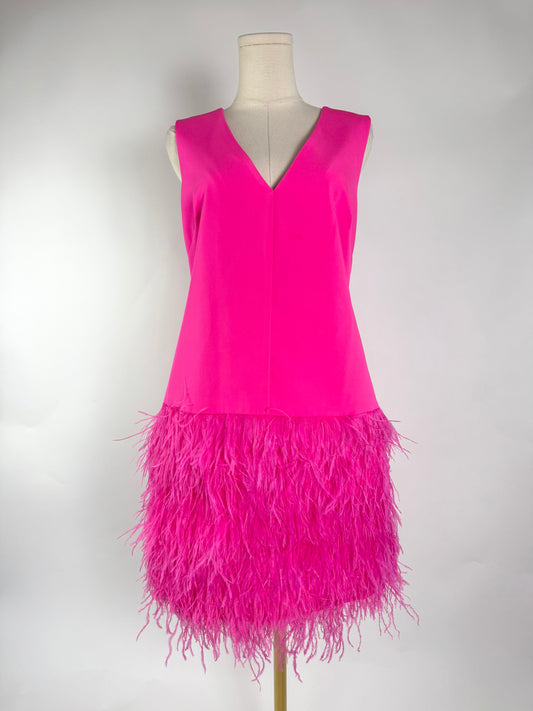 Milly Veronica Feather Dress NWT
