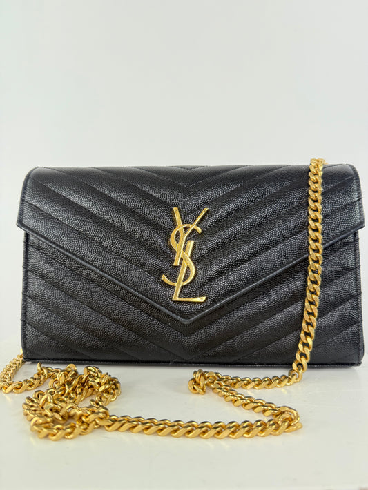 YSL Classic Wallet On Chain Large