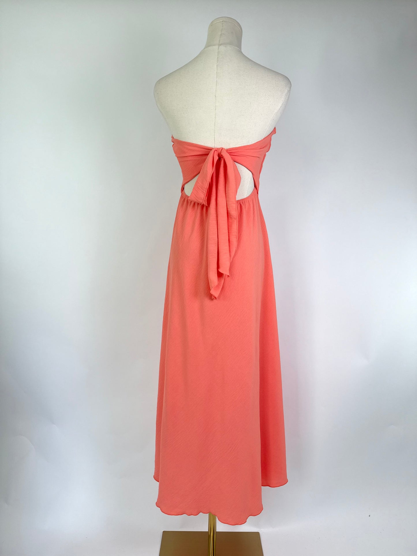 Strapless Melon Dress