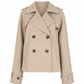 Steve Madden Crop Tan Trench Jacket