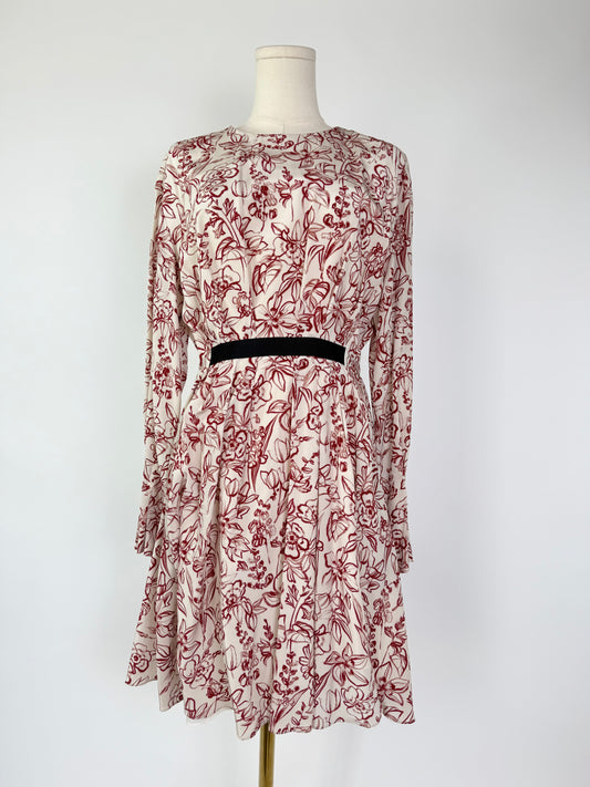 Jason Wu Red/White Floral Dress