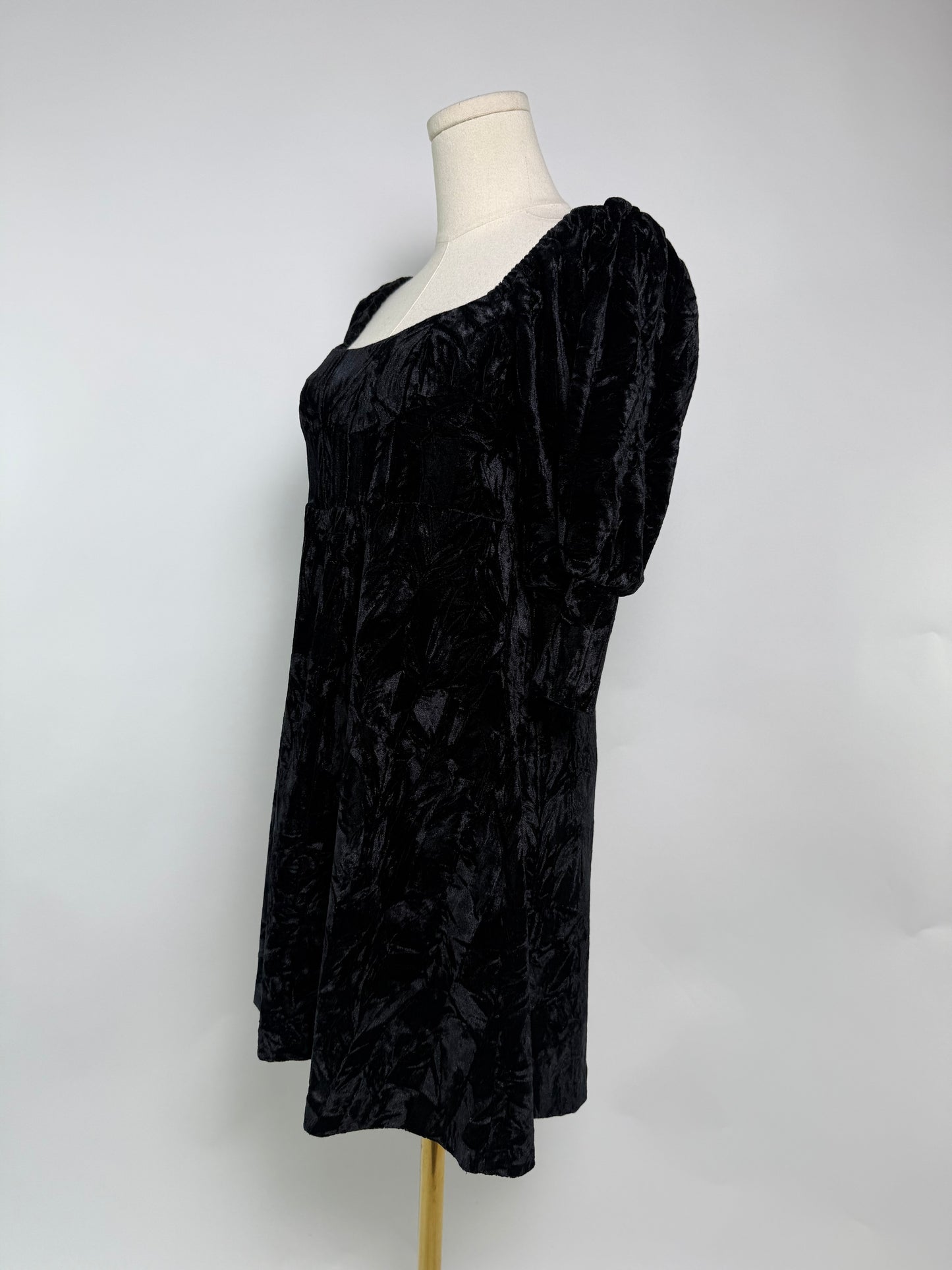 Vintage Betsey Johnson Velvet Mini Dress