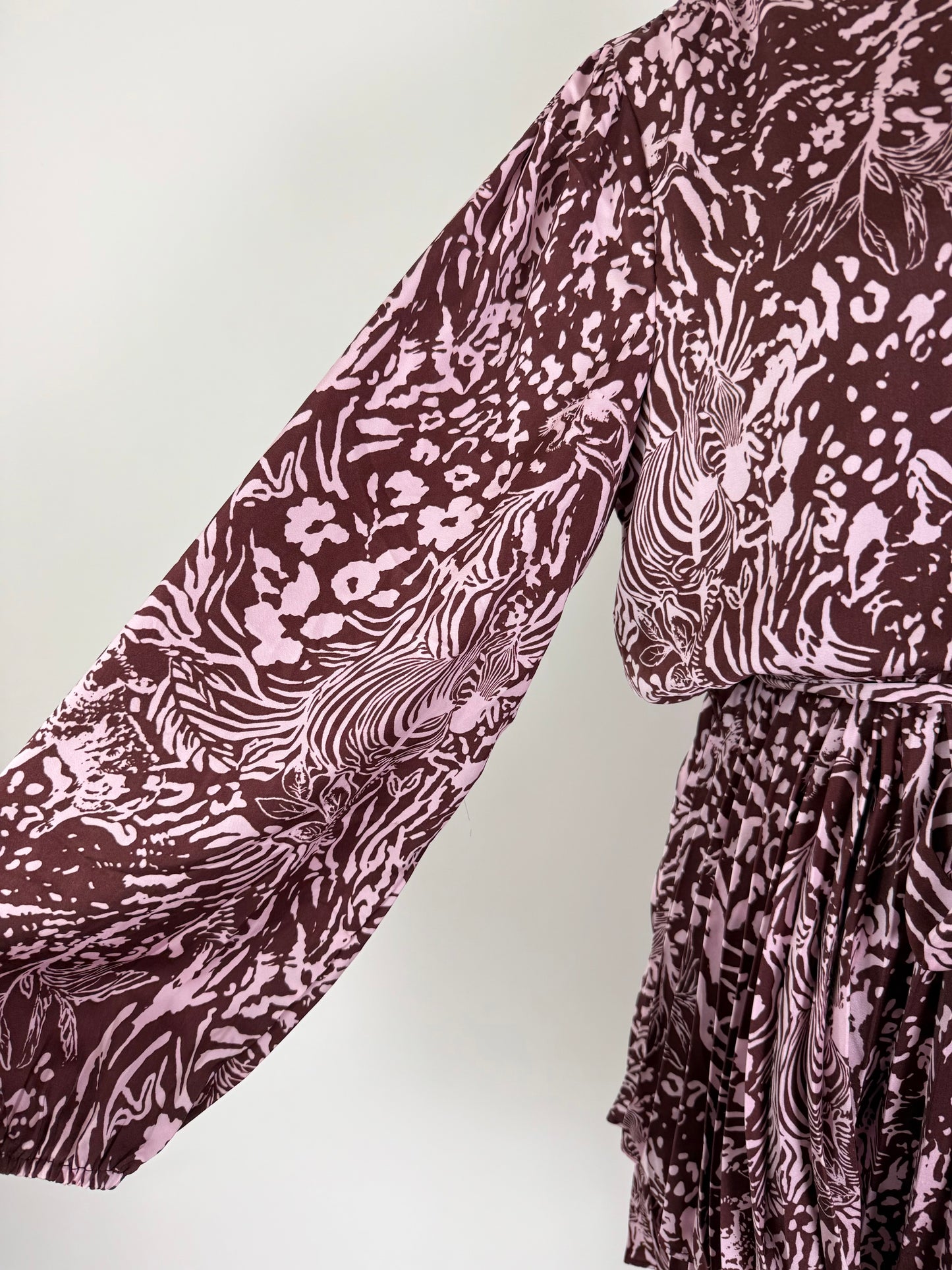 Skies Are Blue Zebra Mini Dress