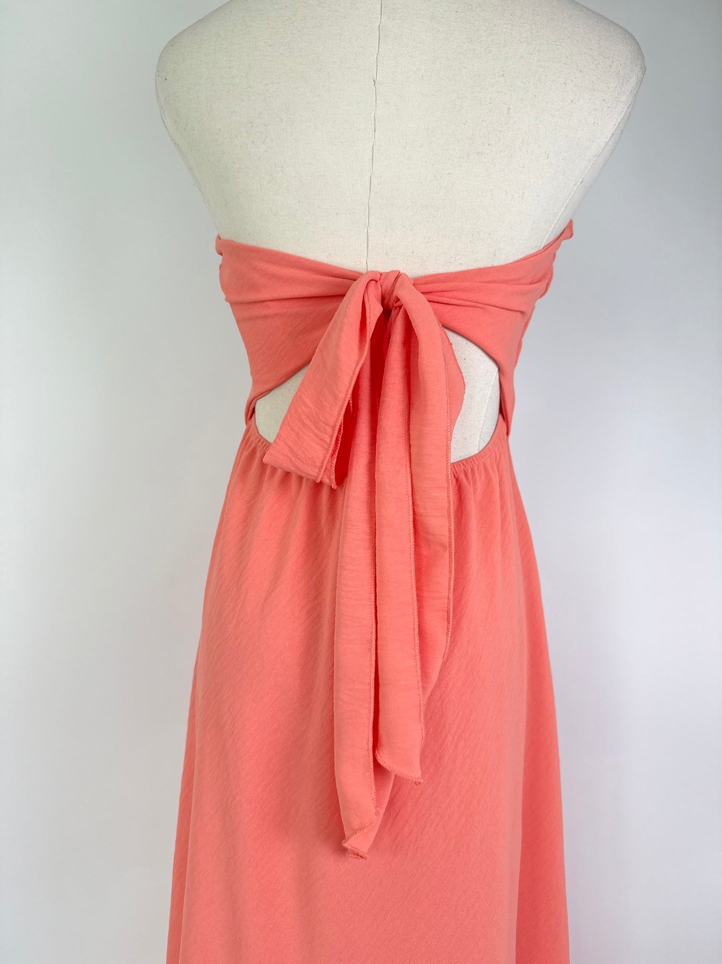 Strapless Melon Dress