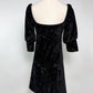 Vintage Betsey Johnson Velvet Mini Dress