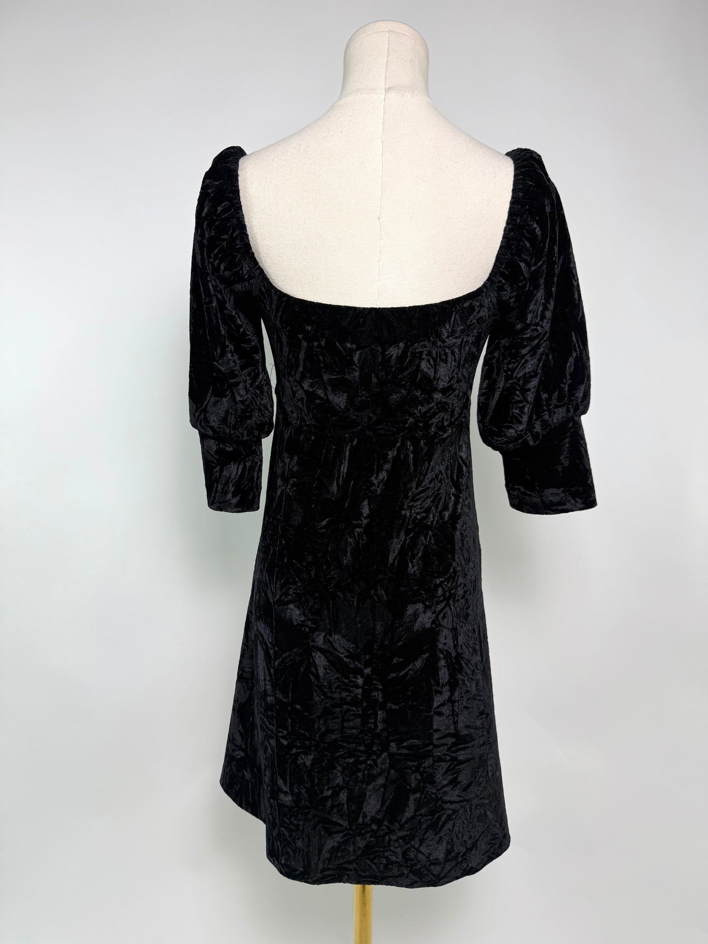 Vintage Betsey Johnson Velvet Mini Dress