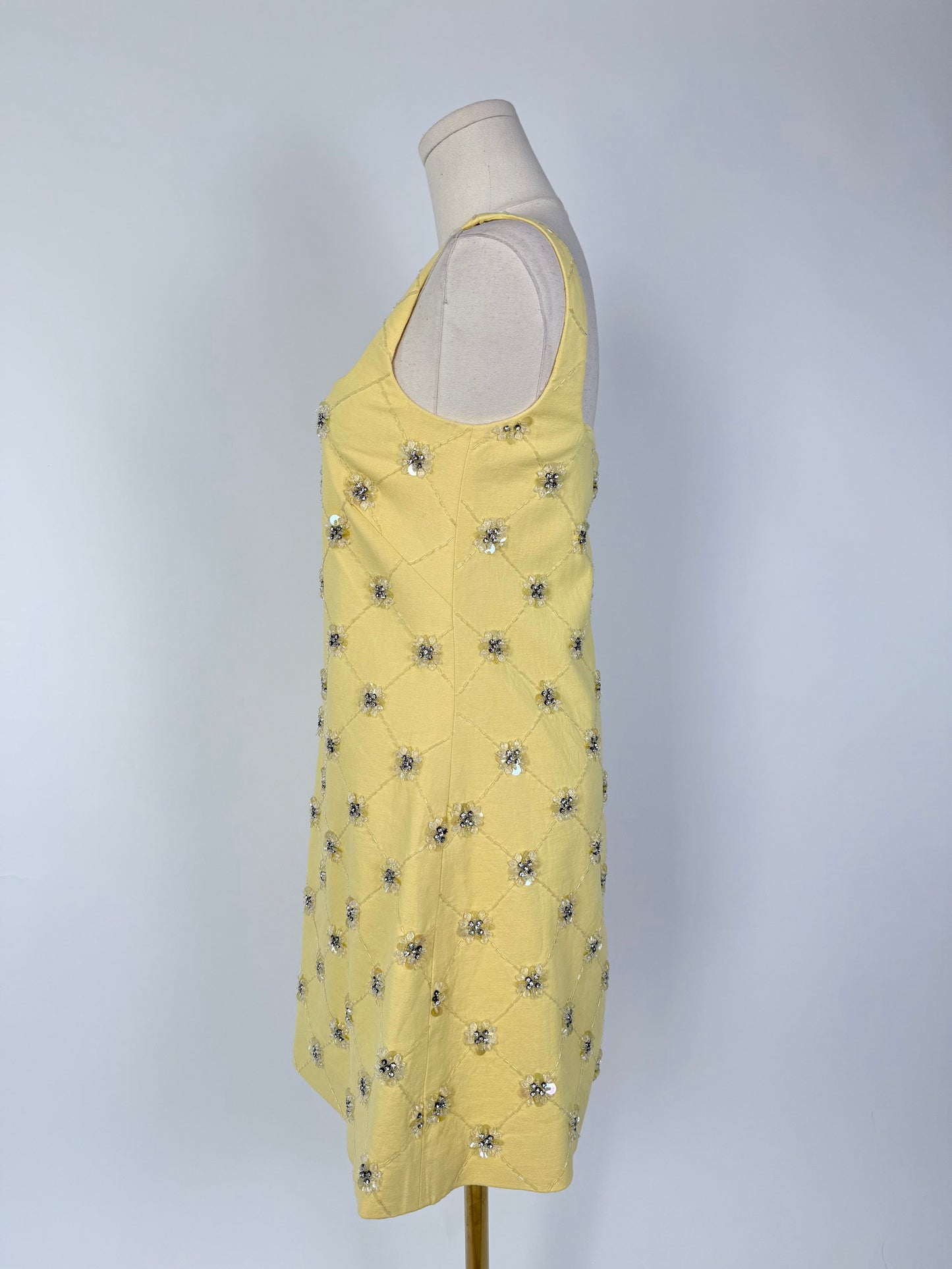 Tanya Taylor Barton Embellished Mini Dress