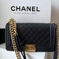 Chanel Classic Caviar Medium Boy Bag