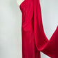 Reneec Red Cocktail Dress One Shoulder