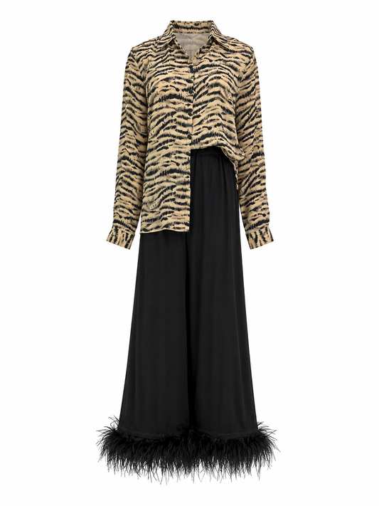 Vintage Escada Tiger Button up