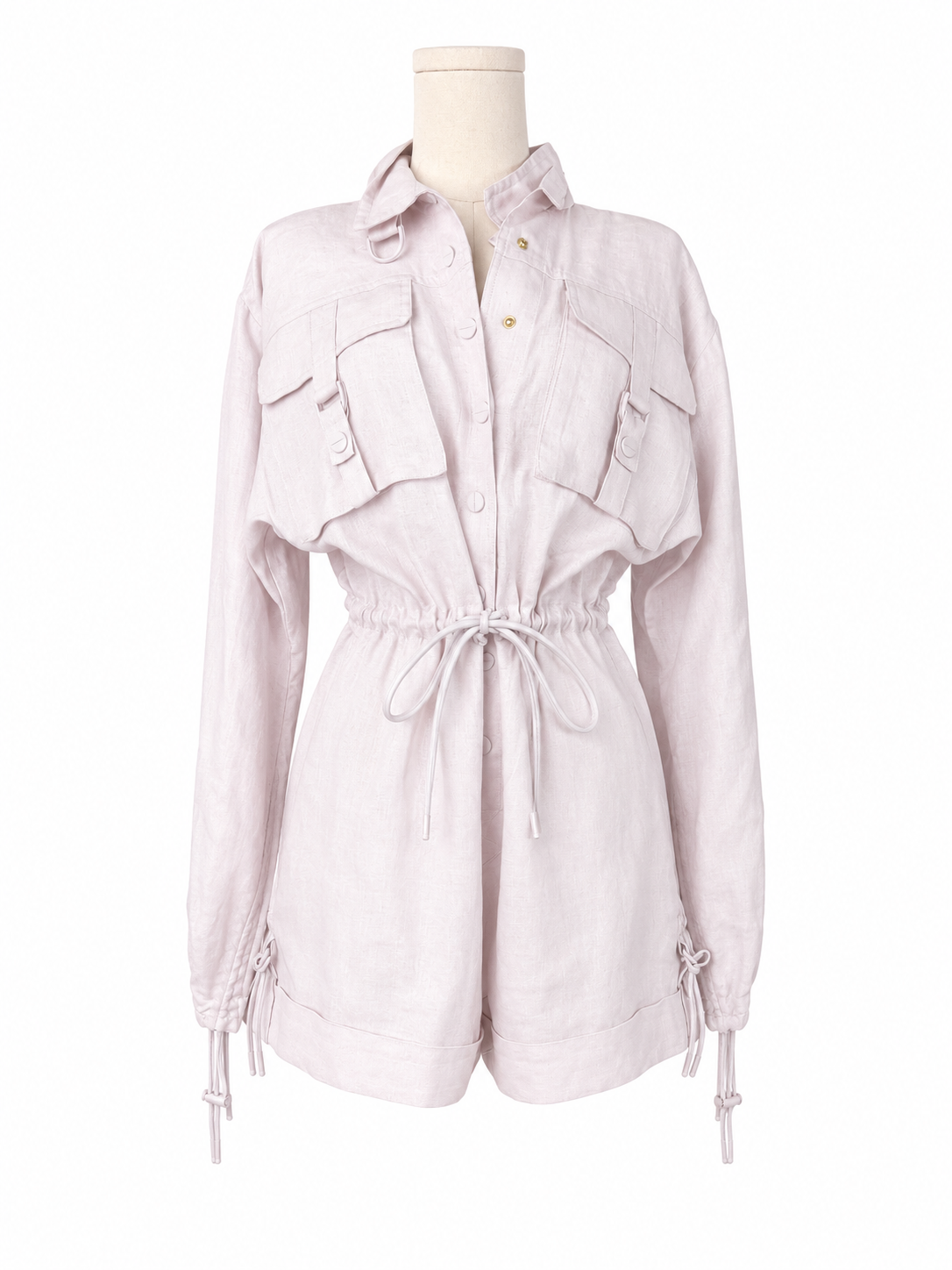 Zimmermann Linen Romper Jumpsuit