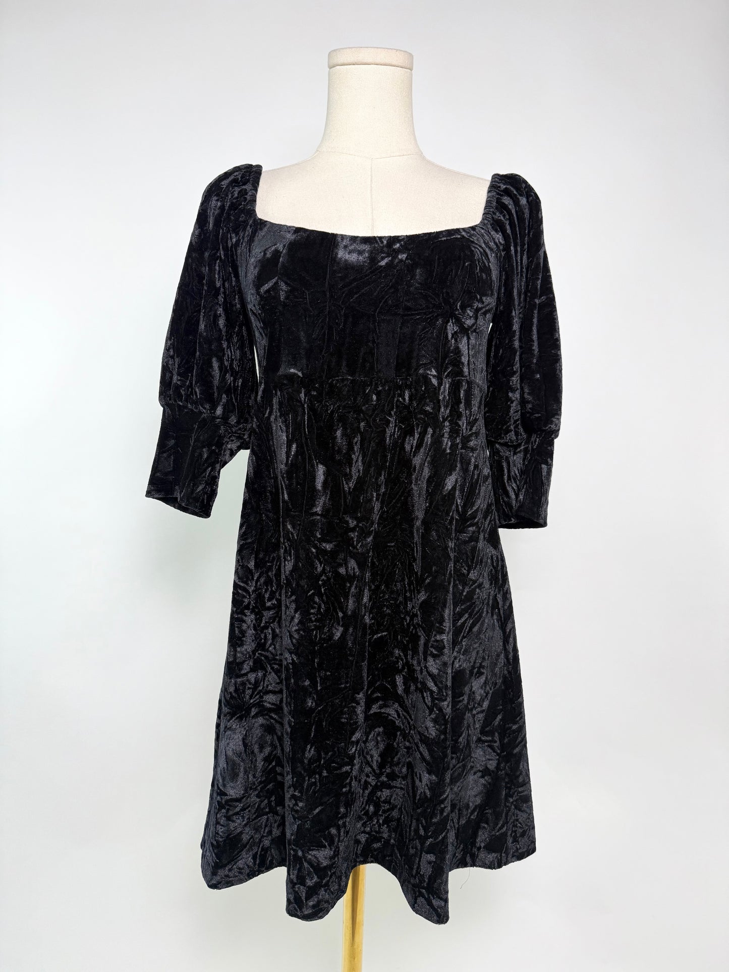 Vintage Betsey Johnson Velvet Mini Dress