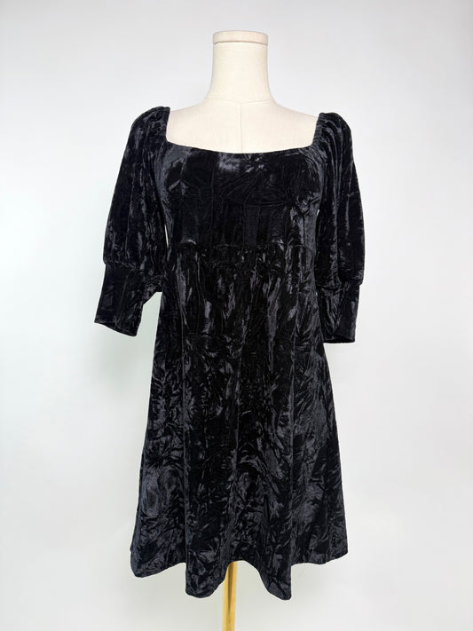 Vintage Betsey Johnson Velvet Mini Dress