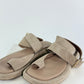 GIA/RHW  Beige Suede Sandals