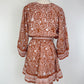 Cleobella Terracotta Mini Dress NWT