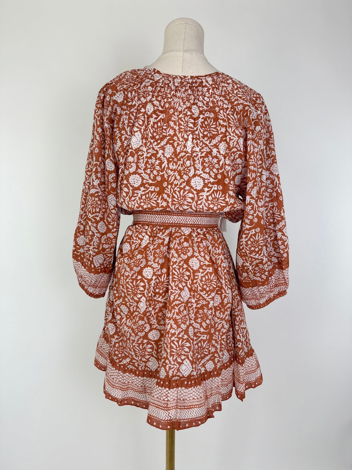 Cleobella Terracotta Mini Dress NWT