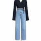 Cordera Gathered Wrap Cardigan