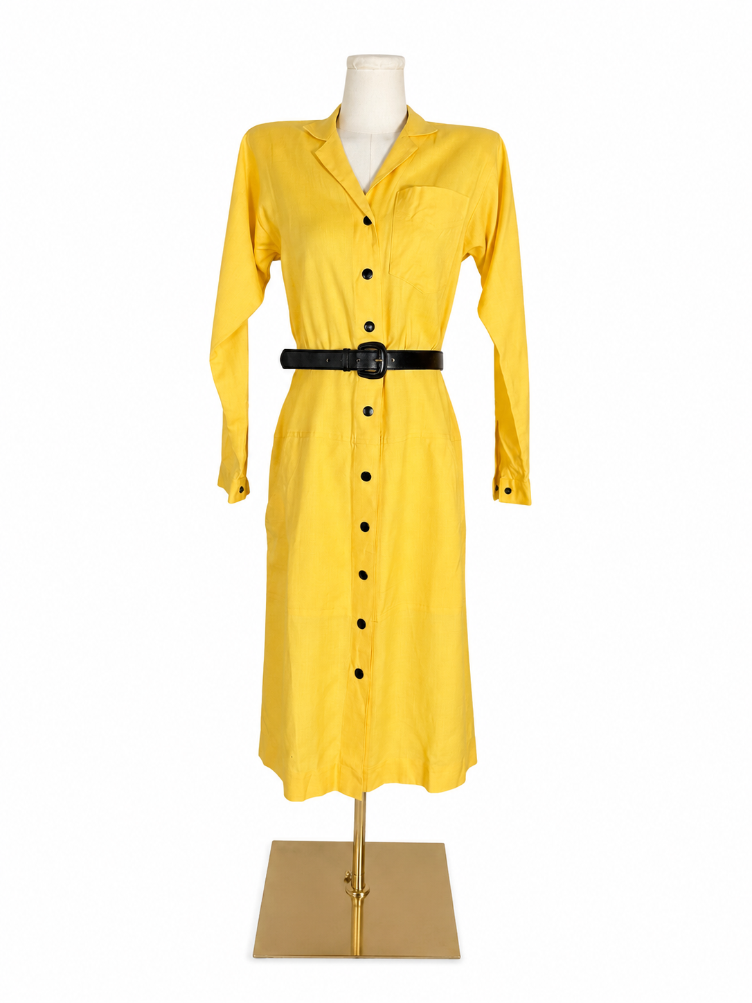 Vintage Liz Clairborne Yellow Dress