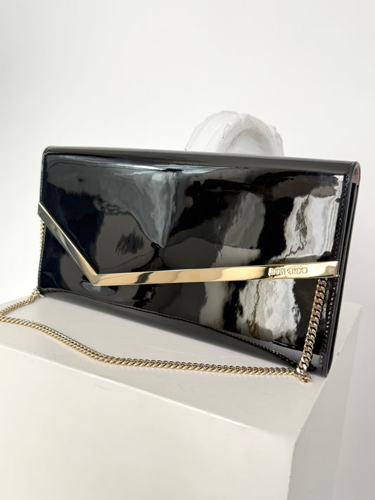 Jimmy Choo Patent Leather Clutch