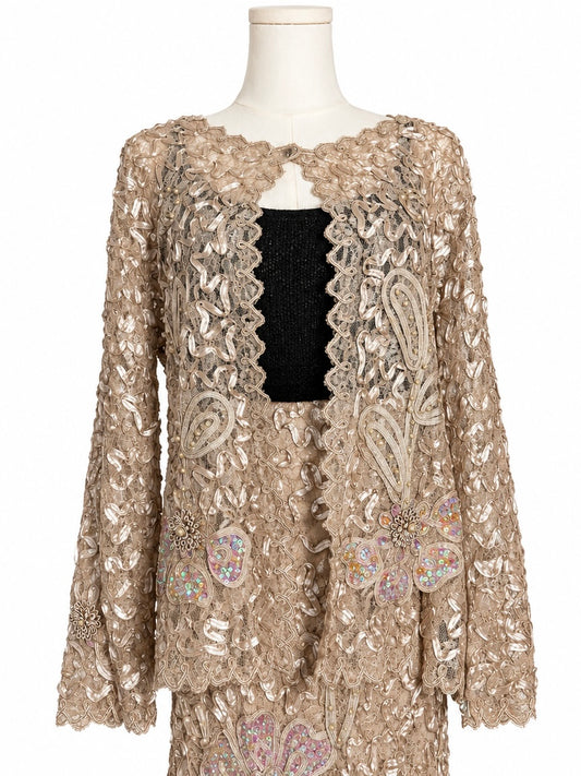 Vintage SM Collection Lace Cardigan