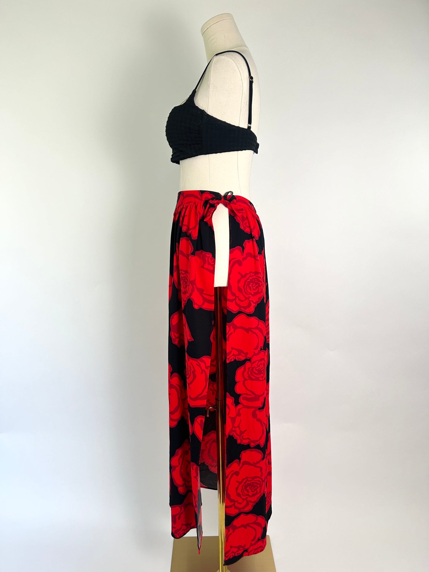 Vintage Bill Blass Floral Skirt/Swim Cover