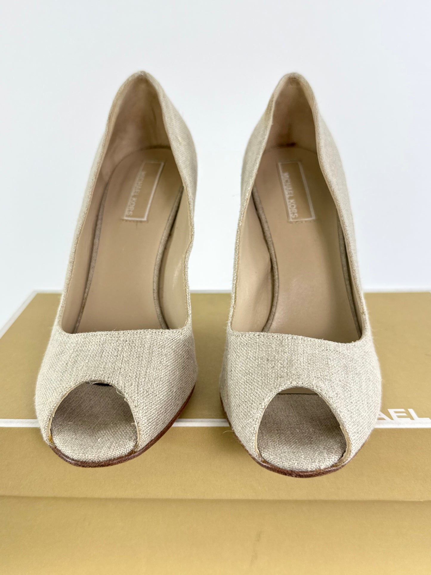 Vintage Michael Kors Aston Linen Heels