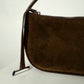Little Liffner Mini Moon Suede Shoulder Bag