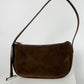 Little Liffner Mini Moon Suede Shoulder Bag