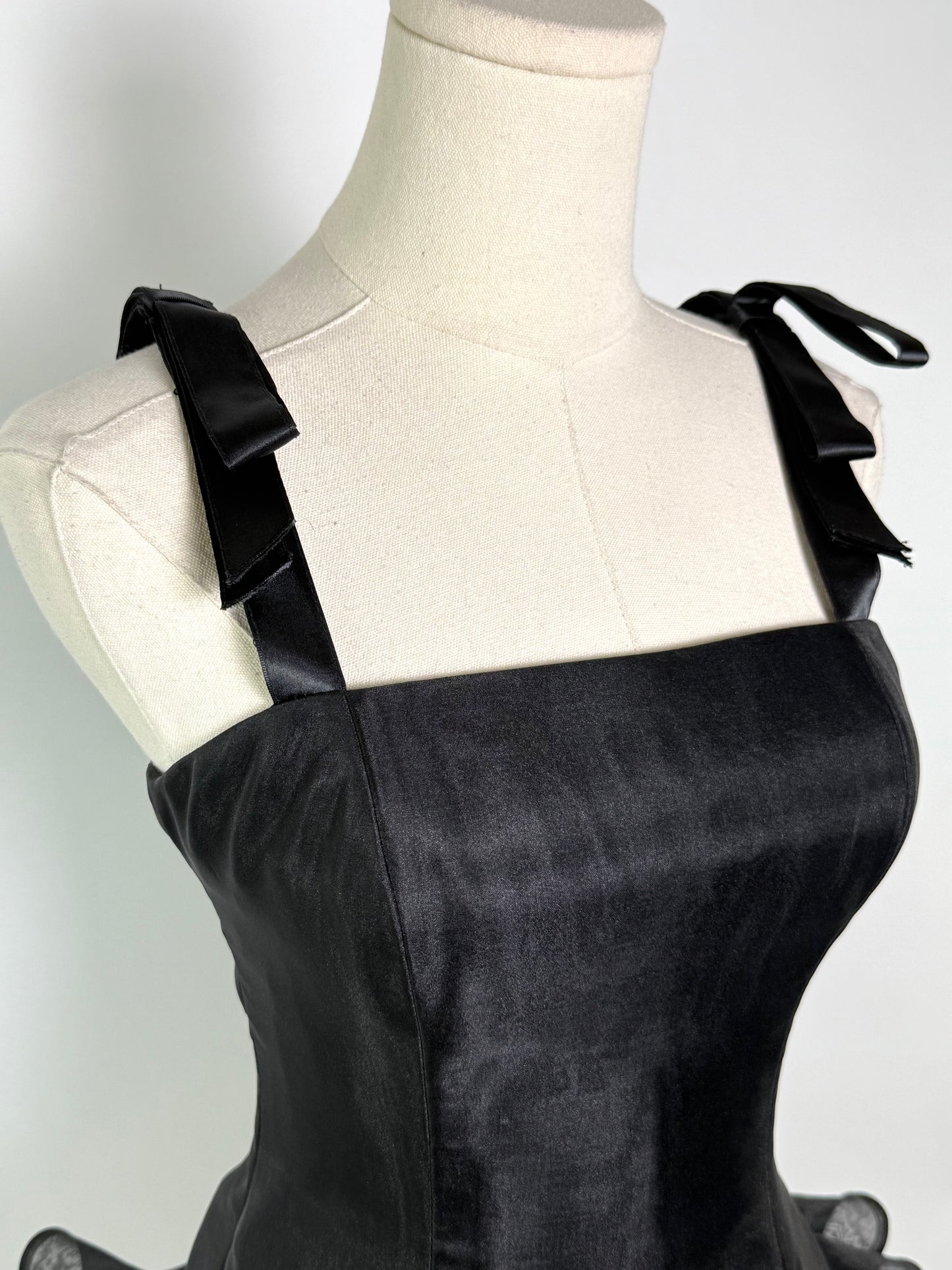 Vintage Victor Costa Bow Cocktail Dress