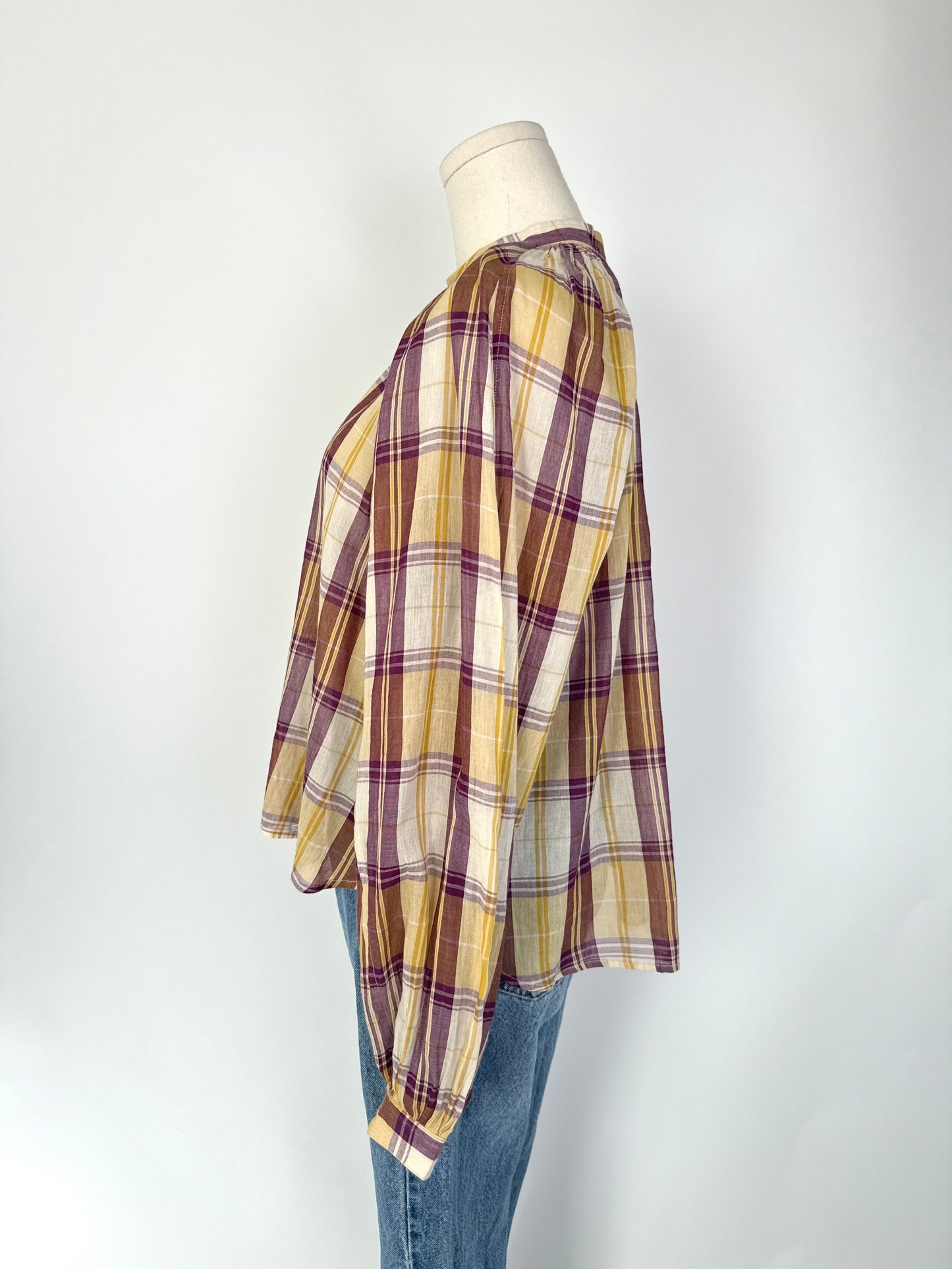 Isabel Etoile Marant Plaid Blouse