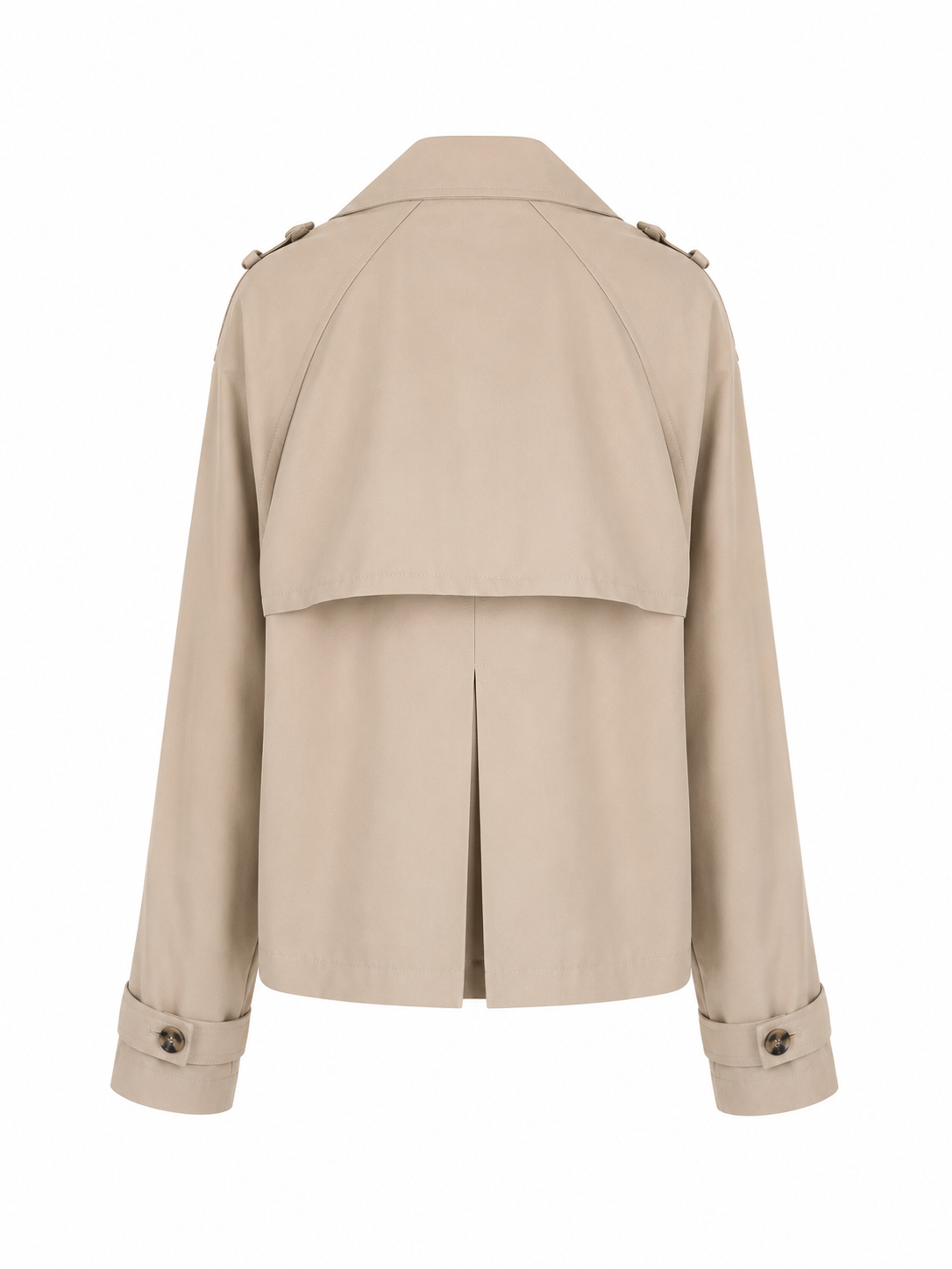 Steve Madden Crop Tan Trench Jacket