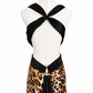 Vintage Cache Leopard Maxi Dress