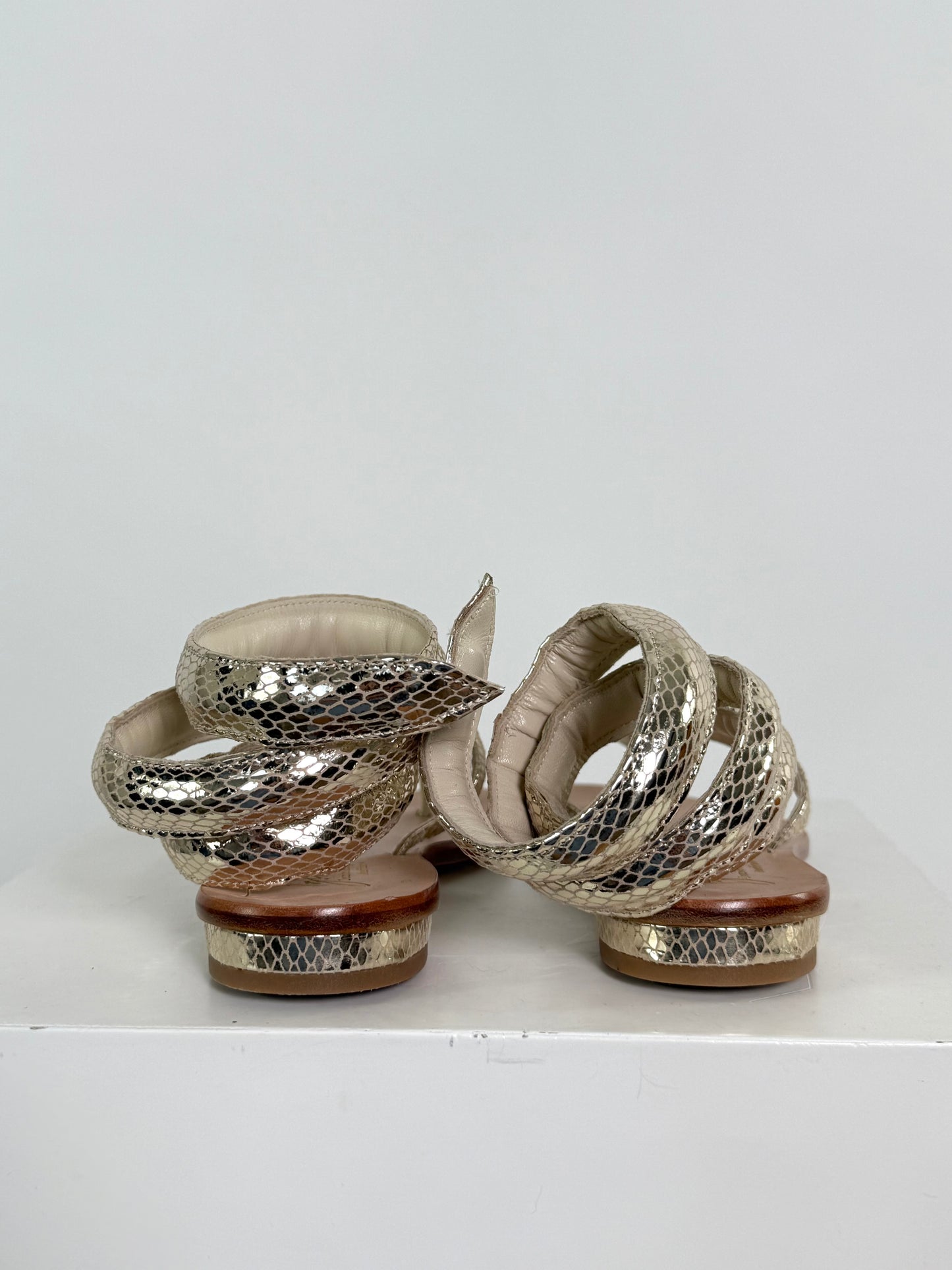 Snake Wrap Sandal