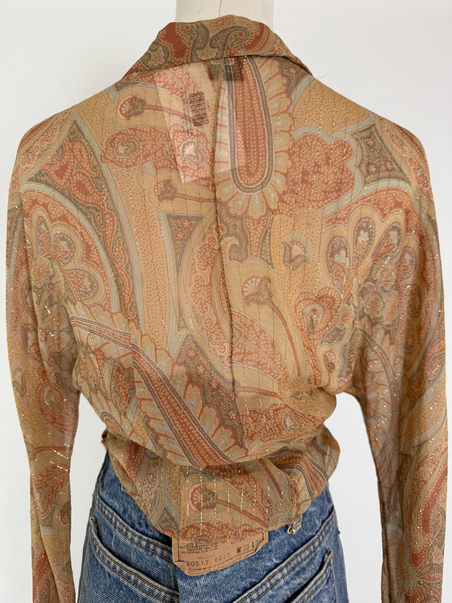 Vintage Ralph Lauren Black Label Wrap Top