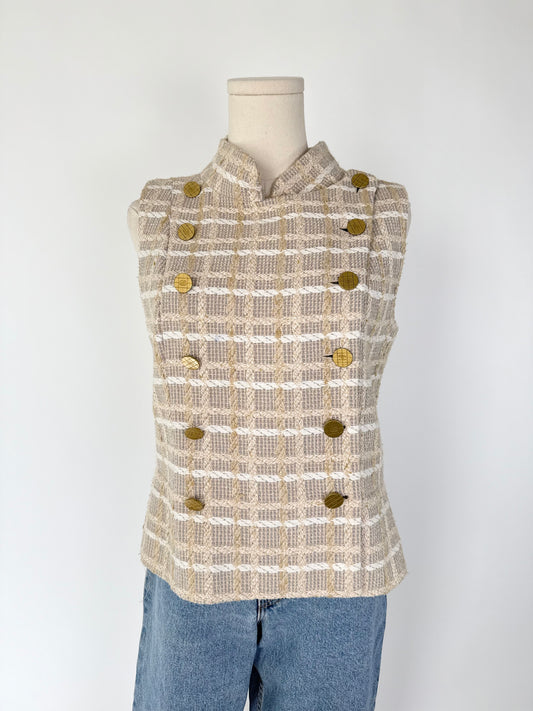 Vintage Chanel Fantasy Tweed Vest