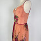 Vintage Tracy Reese Silk Chiffon Floral Dress