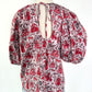 Rhode Rowan Gathered Print Top
