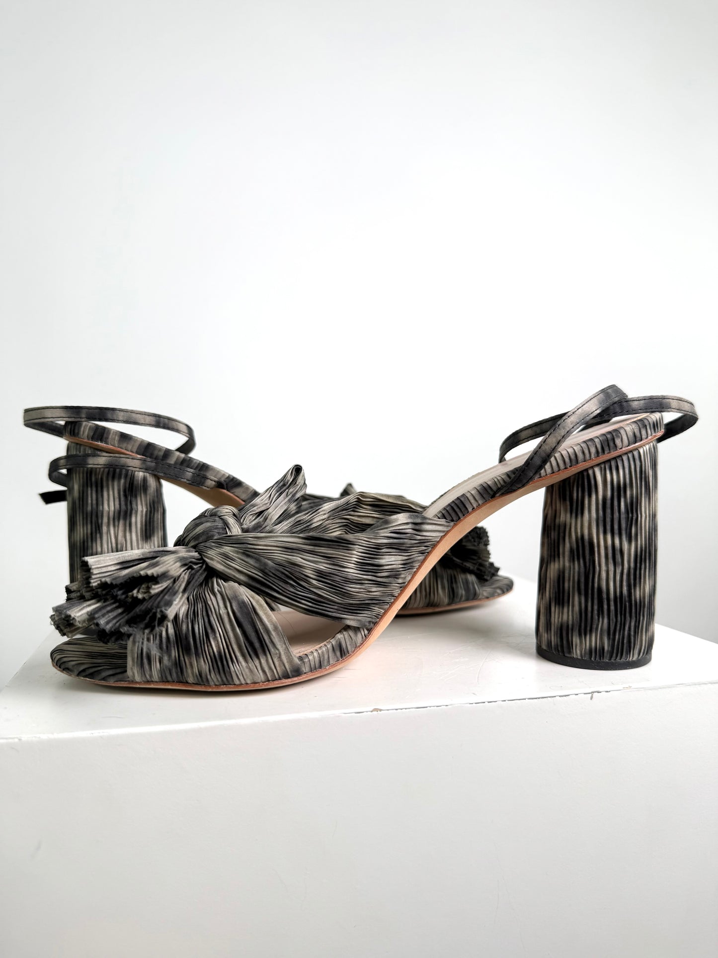 Loeffler Randall Leopard Stacked Heel