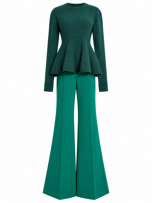 Adeam Wendy Peplum Sweater