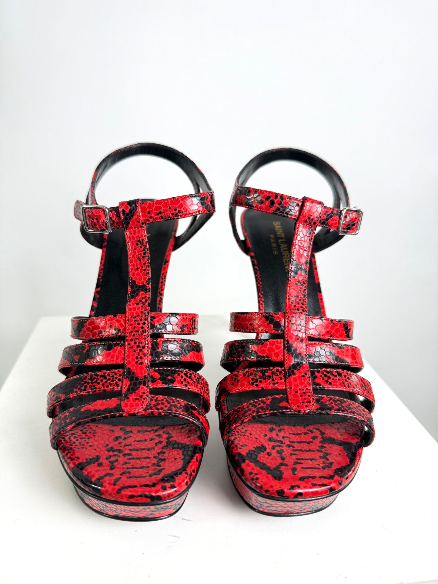 Saint Laurent Tribute Python Heels