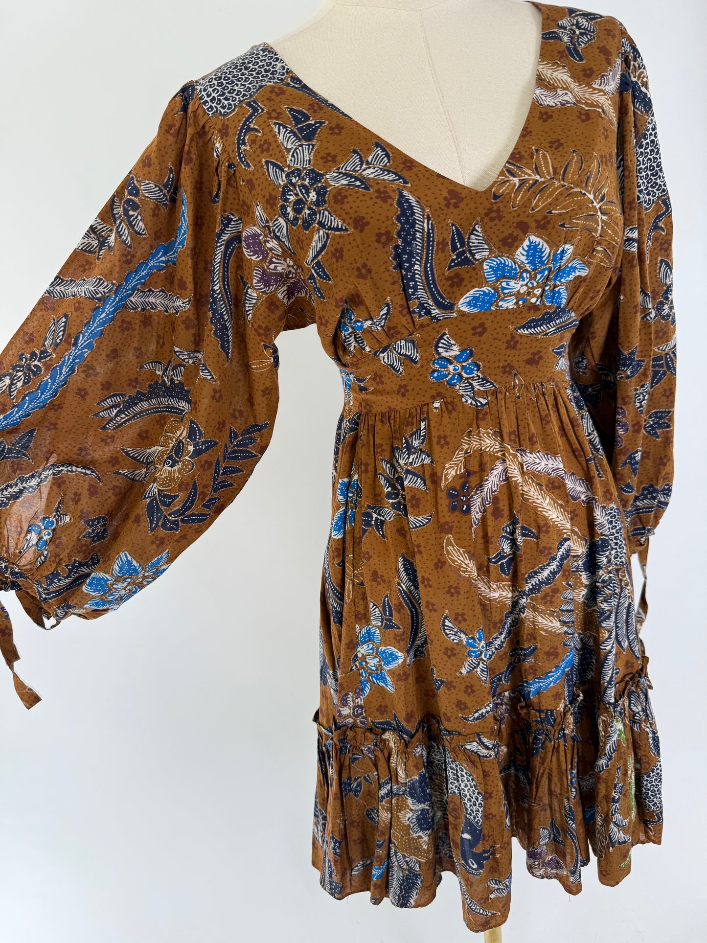 Cara Cara Millbrook Brown Print Dress