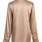 Worth Silk Neck Tie Blouse
