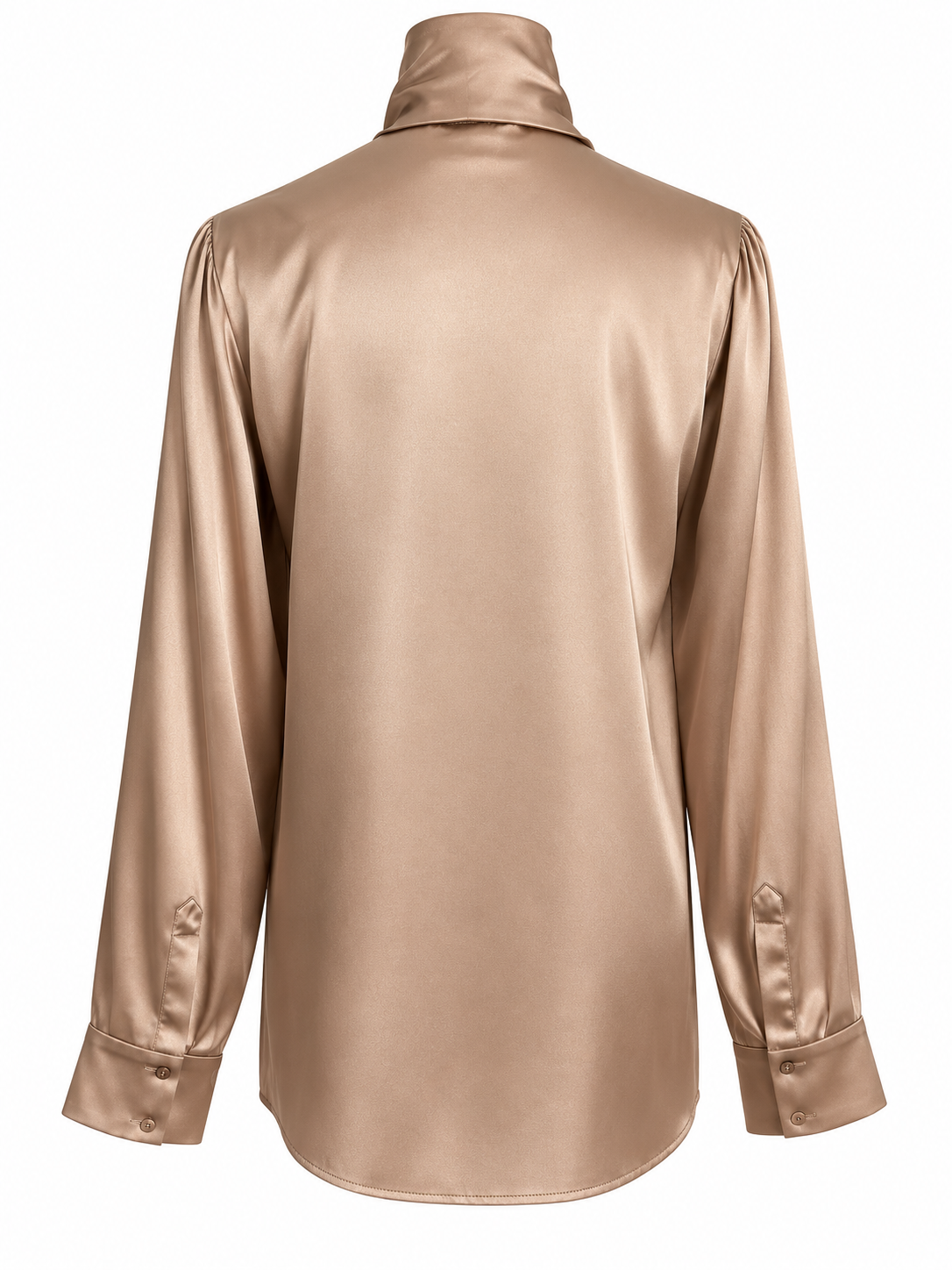 Worth Silk Neck Tie Blouse